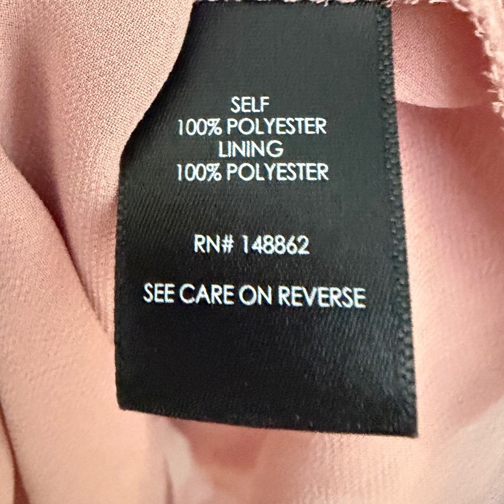 Torrid Dusty Rose Pink Georgette Cami Tank Top Adjustable Straps Size 0 L XL - Picture 3 of 3